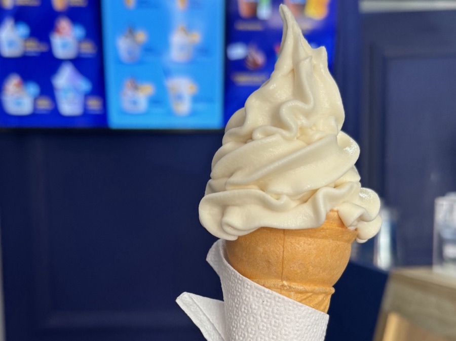 Cono de yogurt griego